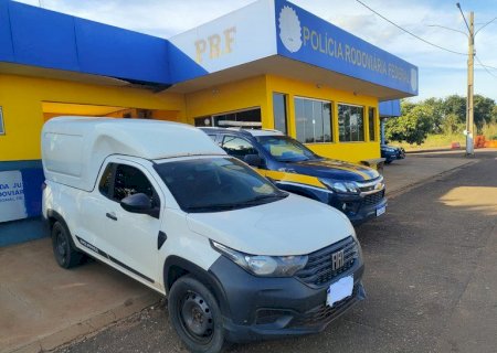 PRF recuperou uma pick-up em Água Clara