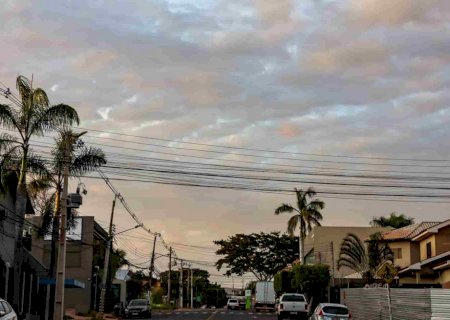 MS amanhece com mínima de 10°C e tem chance de chuva nesta segunda-feira