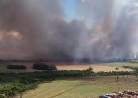 Incêndios mobilizam Bombeiros e produtores em Caarapó