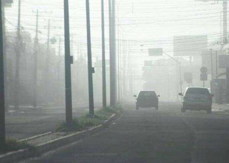 Campo Grande amanhece com friozinho e nevoeiro ap&oacute;s 6 dias de chuvarada