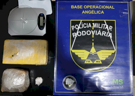 Dupla é presa em Deodápolis com cocaína e pasta-base durante fiscalização na MS-276