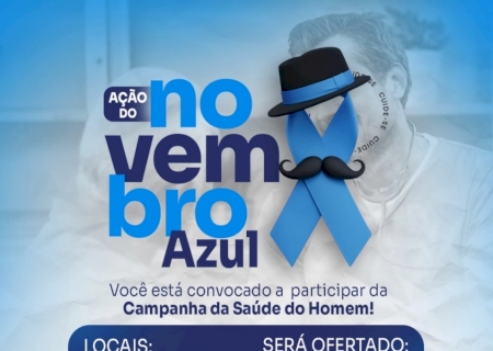 Vicentina foca saúde do homem com ações do Novembro Azul