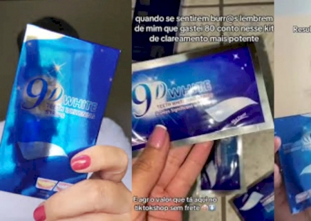 Viral no TikTok, fita clareadora dental é proibida pela Anvisa