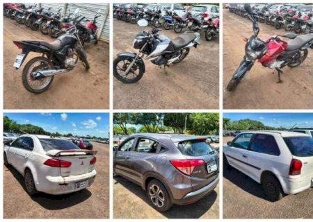 Leilão do Detran oferece motos a partir de R$ 1.229 e carros desde R$ 2 mil