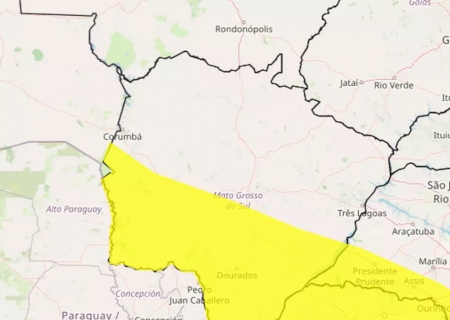 Sexta-feira ser&aacute; quente e com risco de tempestade em Mato Grosso do Sul