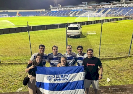 Torcida de MS vibra com fa&ccedil;anha hist&oacute;rica do 2 de Mayo na Libertadores