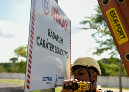 Radar da Avenida Salgado Filho entra em fase educativa, em Campo Grande