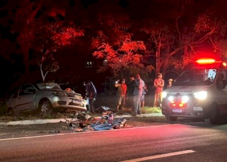 Motorista atinge anta, invade pista e deixa cinco feridos entre Nova Andradina e Nova Casa Verde