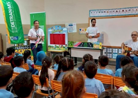 Detran-MS inicia calendário 2026 de programa educativo que vai à escolas