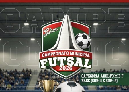 Nova Andradina - FUNAEL abre inscrições para Campeonato Municipal de Futsal