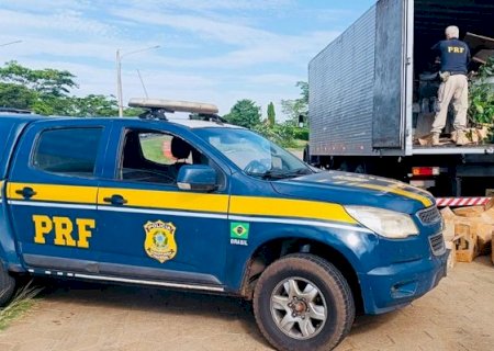 PRF apreende 1,5 tonelada de maconha em Bataguassu (MS)