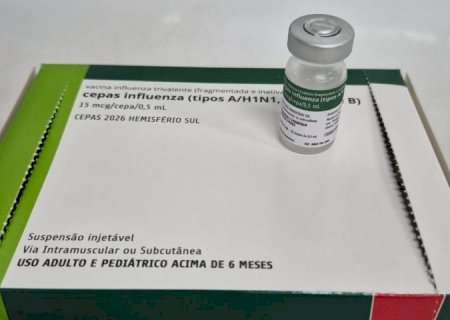 Vacinação contra influenza já pode começar nos municípios de MS; SES orienta início imediato