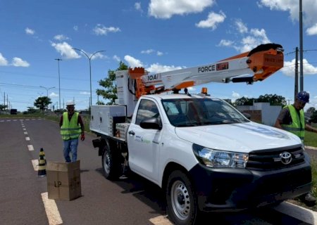 Prefeitura de Caarapó investe na ampliação da iluminação pública em duas regiões da cidade