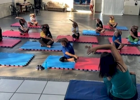 Projeto Conviver: Pilates em Jateí tem bastante adesão e se torna o exercício da vida saudável