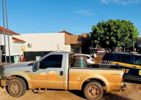 PRF recupera veículo em Rio Brilhante (MS)