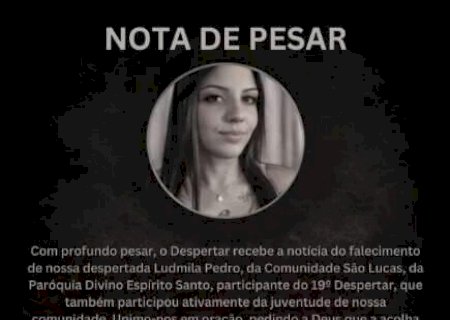 Comunidade cat&oacute;lica lamenta morte de jovem de 25 anos
