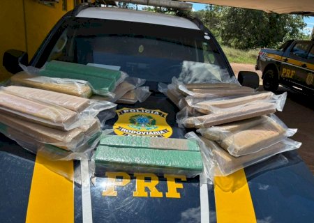 PRF apreende maconha e medicamentos em Água Clara (MS)