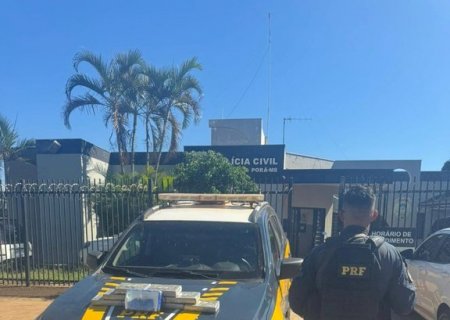 PRF apreende 11 Kg de cocaína em Ponta Porã (MS)