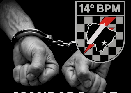 Força Tática do 14ºBPM cumpre mandado de prisão em Vicentina