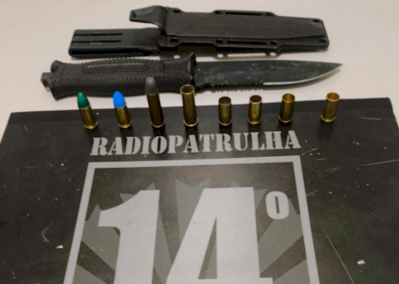 Polícia Militar de Fátima do Sul prende autor de violência doméstica e apreende munições em Fátima do Sul