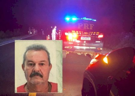 Idoso morre ap&oacute;s queda de moto na BR-060