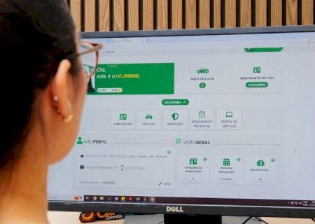 Mais de 5 milhões de consultas online marcam primeiro ano do Portal Meu Detran de Mato Grosso do Sul>