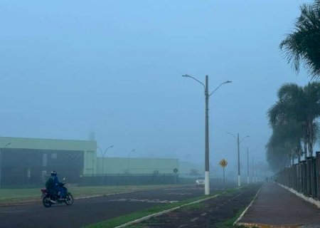 Dourados e Maracaju amanhecem com nevoeiro e temperatura amena