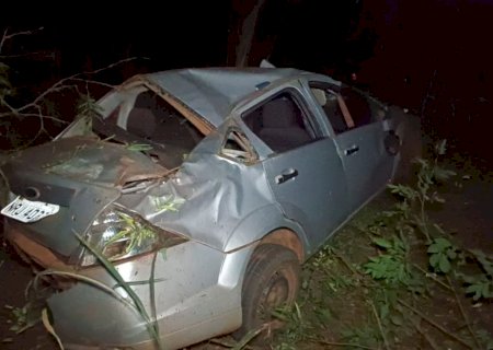 Idoso de Deodápolis perde controle do carro, capota e morre na MS-276