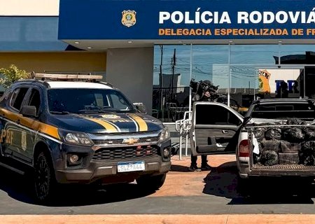 PRF apreende 750 Kg de maconha em Dourados (MS)