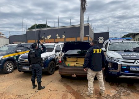 PRF e PM apreendem 509 Kg de maconha em Batayporã (MS)
