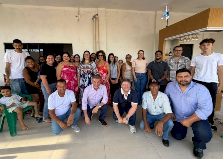 Em Coxim, Hashioka destaca diálogo com lideranças e destinação de recursos para educação