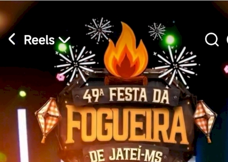 Renan e Ray na Festa da Fogueira em Jateí dia 27 de junho