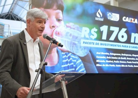 Governo de MS anuncia R$ 176 milhões para ampliar e modernizar abastecimento de água em 16 cidades