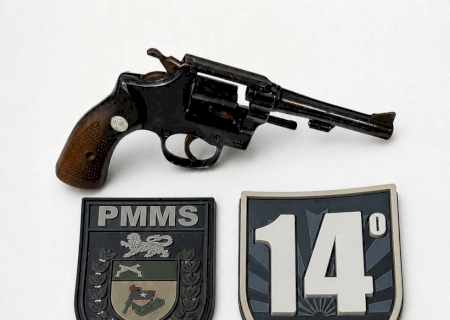PM de Glória de Dourados prende homem por disparo de arma de fogo em via pública e porte ilegal