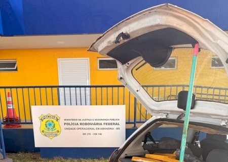 PRF apreende 169 Kg de maconha em Nova Andradina (MS)