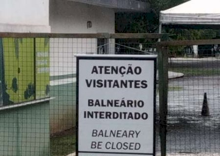 Balne&aacute;rio de Bonito amanhece interditado ap&oacute;s Formoso encher