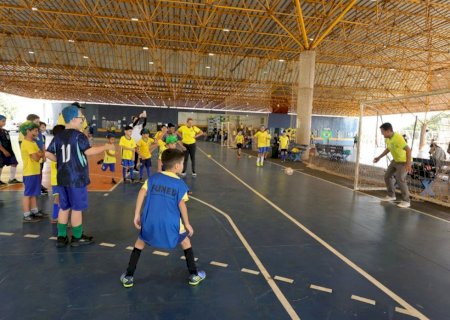 Prefeitura de Dourados promove treino especial da Copa com festa de esporte, patriotismo e integração