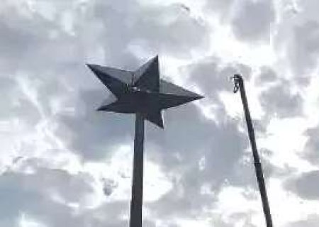 Cl&aacute;ssicas lumin&aacute;rias em forma de estrela d&atilde;o lugar ao LED em trecho da BR-163