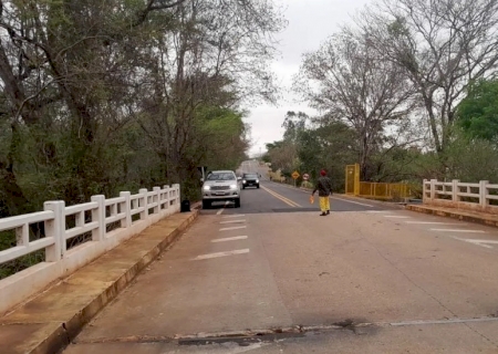 Tráfego de ponte da MS-345 sobre o Rio Miranda, em Bonito, será interditado