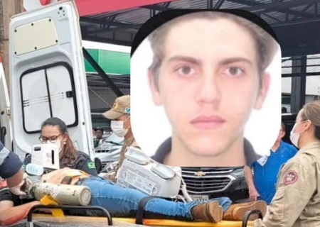 Jovem baleado em garagem de veículos em Dourados morre a caminho do Hospital da Vida