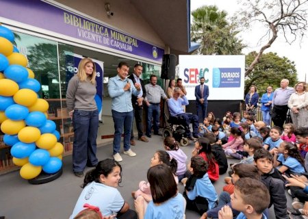 Prefeitura de Dourados revitaliza Biblioteca Central e devolve espaço de leitura à população