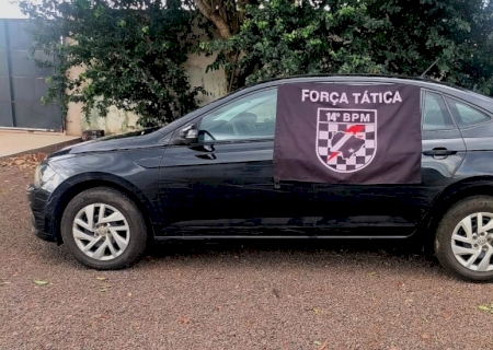 Força Tática recupera em Fátima do Sul veículo roubado em SP e prende acusado de recepção; carro seria levado para Caarapó