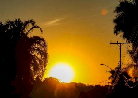 Mato Grosso do Sul tem alerta de calor de 42&deg;C e umidade do ar abaixo dos 20%>