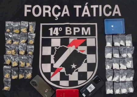 Força Tática prende 3 pessoas por tráfico e associação para o tráfico em Fátima do Sul