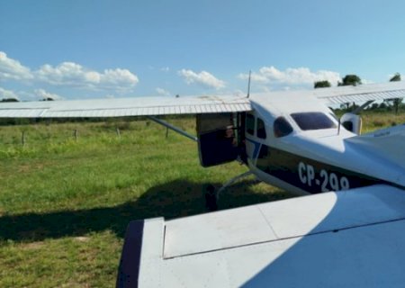 Justi&ccedil;a leiloa avi&atilde;o que pousou em fazenda de MS com 477 kg de coca&iacute;na