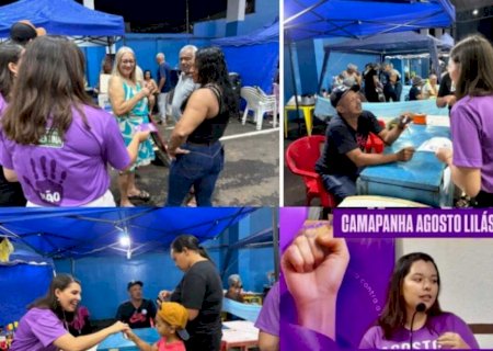 Vicentina mobilizada: Atividades contra violência às mulheres movimentam o Agosto Lilás