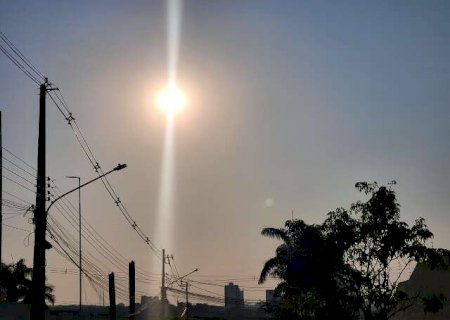 Calor de 40&ordm;C marca s&aacute;bado com alerta de tempestade no sul de MS
