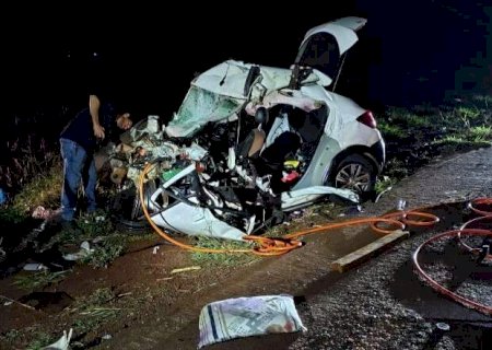 Acidente na BR-267, em Rio Brilhante, matou piloto de avião agrícola e adolescente de 13 anos