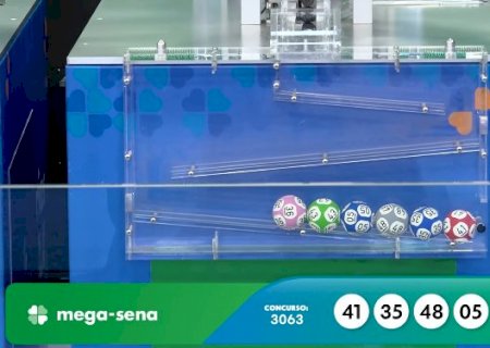 Veja os n&uacute;meros sorteados na Mega-Sena de R$ 45 milh&otilde;es deste domingo