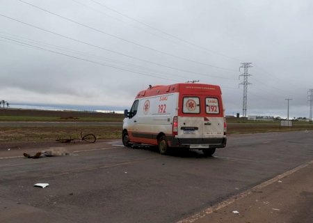 Dourados: Ciclista morto em atropelamento no anel viário ainda não foi identificado